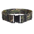 Medium New Issue Marine Corps Quick Release Pistol Belt (Woodland Camouflage)